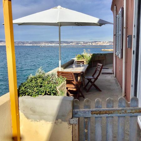 Appartement Cabanon Marseillais 45 m2 sur l'eau à Malmousque à Marseille Extérieur photo